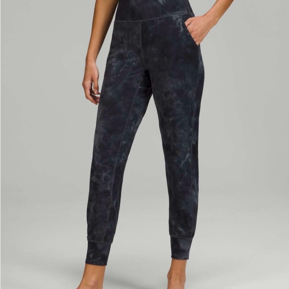 Lululemon Leggings Joggers Women’s Sz 6 Marble Diamond Dye Align High Rise - Picture 5 of 6